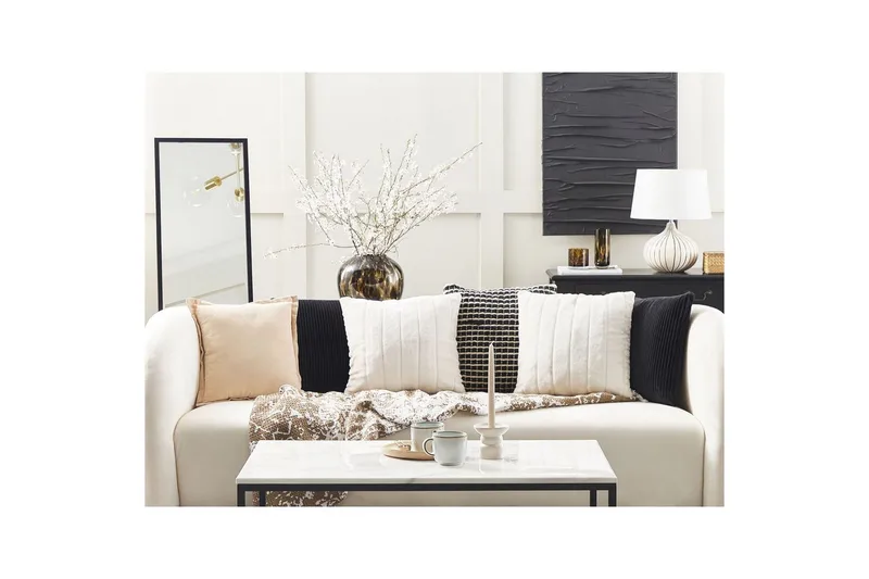 Pynteputer Pumila sett med 2 Hvit - Hvit - Tekstiler - Pute & pledd - Pynteputer