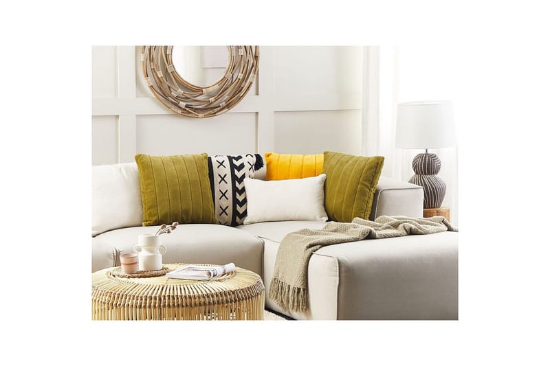 Pynteputer Pumila sett med 2 Grønn - Grønn - Tekstiler - Pute & pledd - Pynteputer