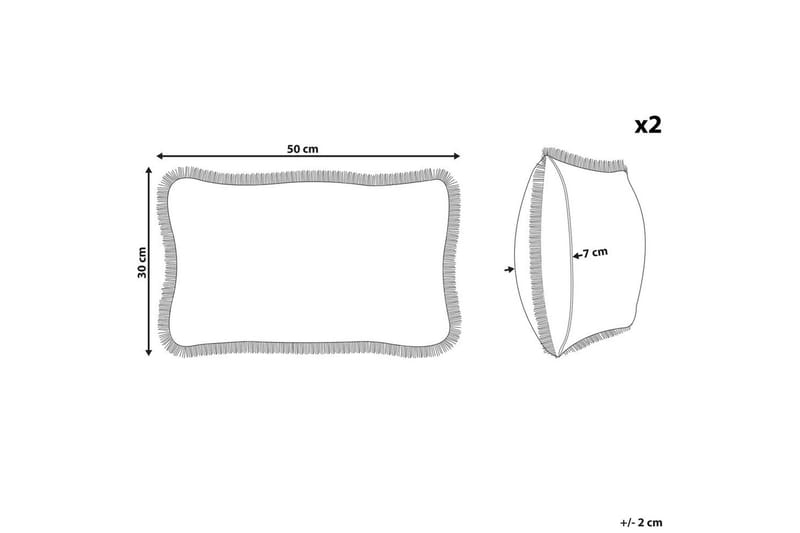 Pynteputer Pothos sett av 2 Rektangulær - Rektangulær - Tekstiler - Pute & pledd - Hagepute