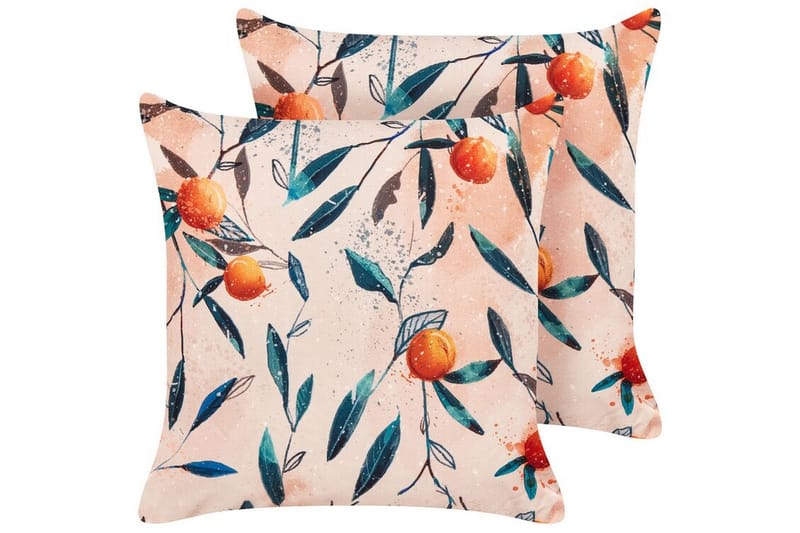 Richelu Utendørspute 45x45 cm - Oransje - Tekstiler - Pute & pledd - Hagepute