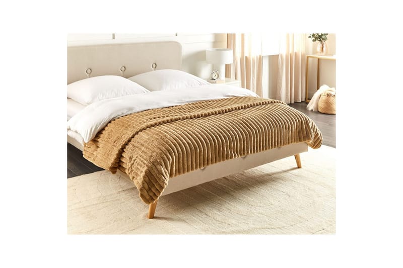 Sengeteppe Rakya Brun, 200x220 cm - Brun, 200x220 cm - Tekstiler - Pute & pledd - Tepper & pledd