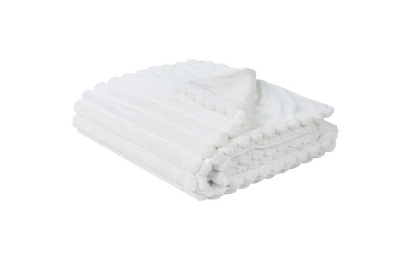 Sengeteppe Rakya Hvit, 200x220 cm - Hvit, 200x220 cm - Tekstiler - Pute & pledd - Tepper & pledd