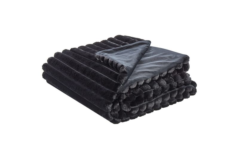 Sengeteppe Rakya Svart, 200x220 cm - Svart, 200x220 cm - Tekstiler - Pute & pledd - Tepper & pledd