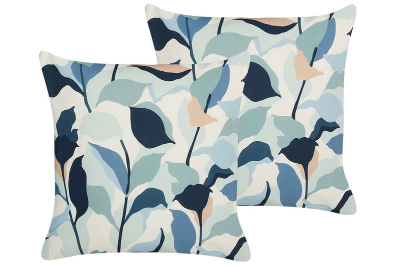 Smithers Utendørspute 45x45 cm - Blå Hvit - Tekstiler - Pute & pledd - Hagepute