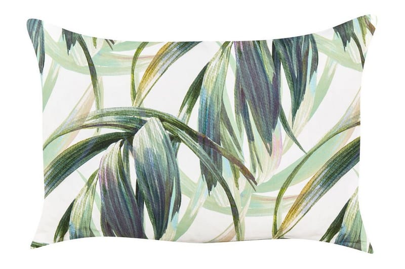 Sorel Utendørspute 42x60 cm, Grønn/Hvit