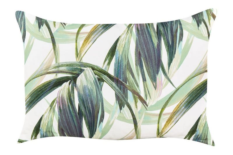 Sorel Utendørspute 42x60 cm, Grønn/Hvit