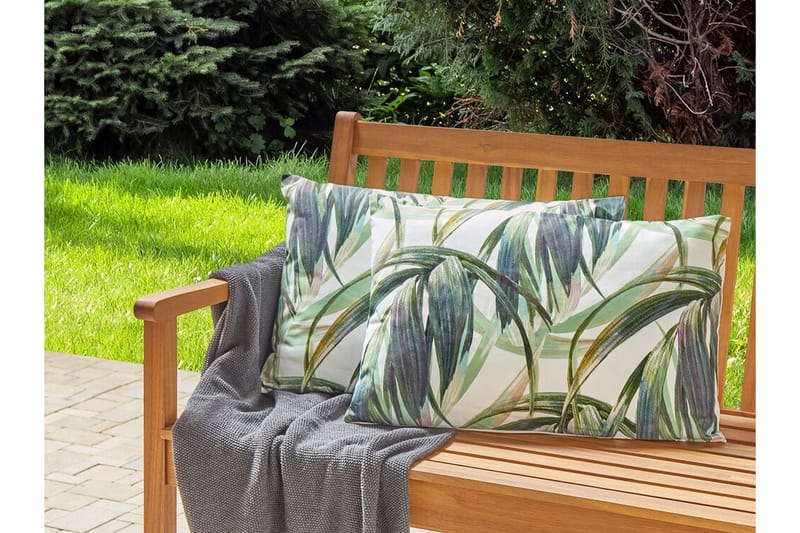 Sorel Utendørspute 42x60 cm - Grønn/Hvit - Tekstiler - Pute & pledd - Hagepute