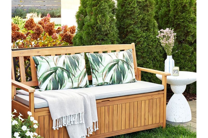 Sorel Utendørspute 42x60 cm - Grønn/Hvit - Tekstiler - Pute & pledd - Hagepute