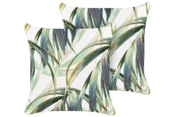 Sorel Utendørspute 45x45 cm - Grønn/Hvit - Tekstiler - Pute & pledd - Hagepute