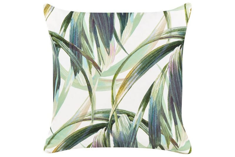 Sorel Utend ørspute 45x45 cm, Grønn/Hvit