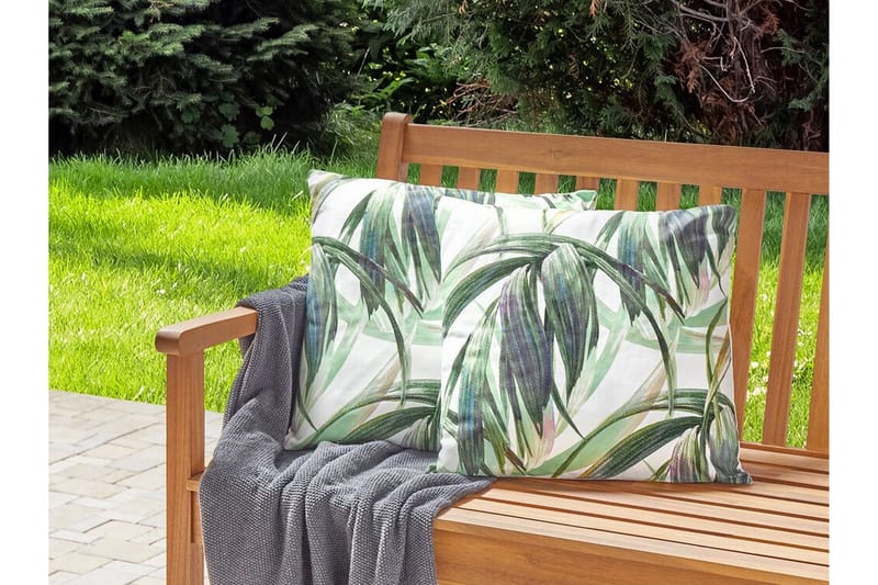 Sorel Utendørspute 45x45 cm - Grønn/Hvit - Tekstiler - Pute & pledd - Hagepute