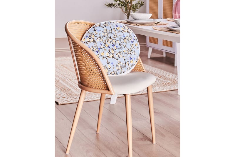 Specchia Utendørspute 40 cm Rund - Blå/Grønn/Gul - Tekstiler - Pute & pledd - Hagepute