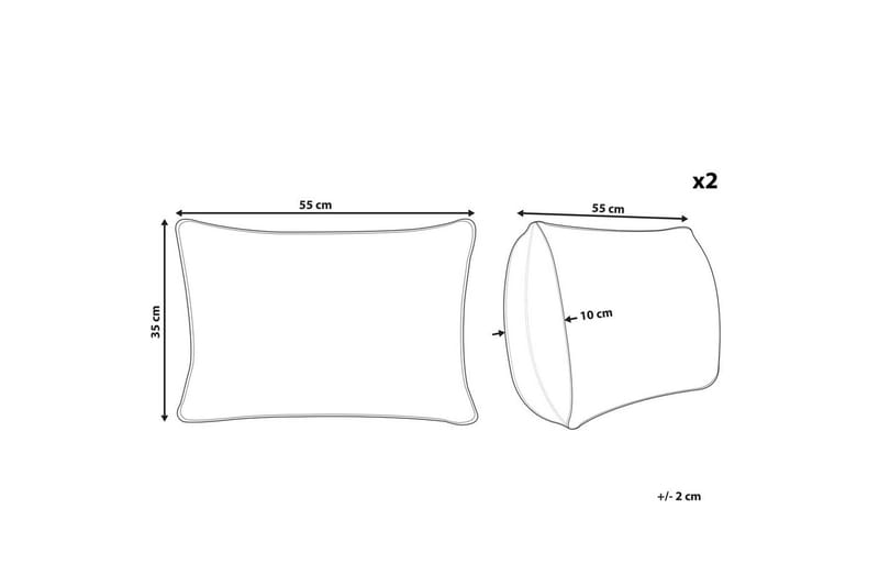 Pynteputer Lythrum sett med 2 - Tekstiler - Pute & pledd - Pynteputer