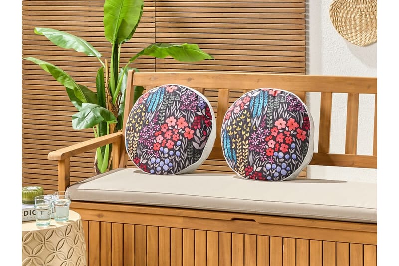 Sylvan Lake Utendørspute 40 cm Rund - Svart - Møbler - Bord - Sofabord