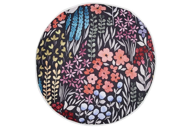 Sylvan Lake Utendørspute 40 cm Rund, Svart