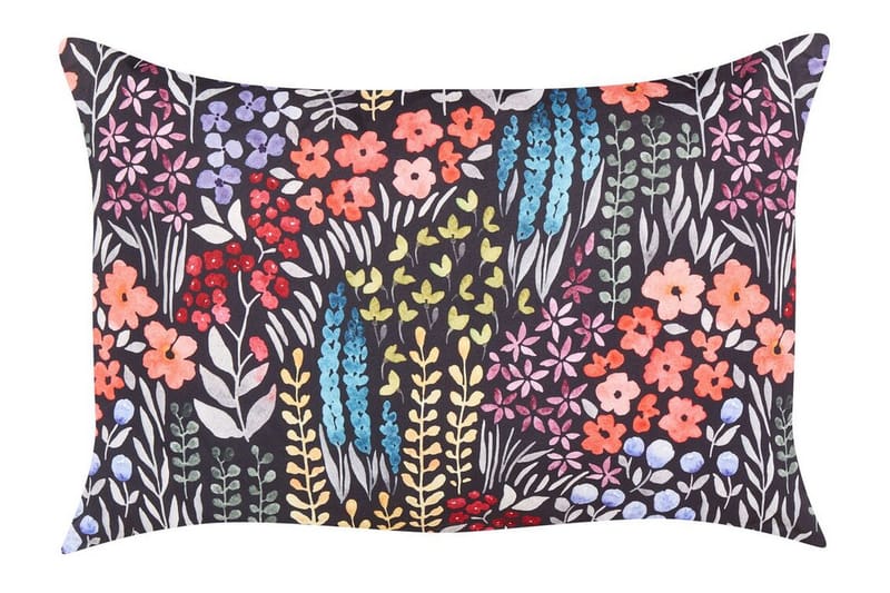 Sylvan Lake Utendørspute 42x60 cm, Svart