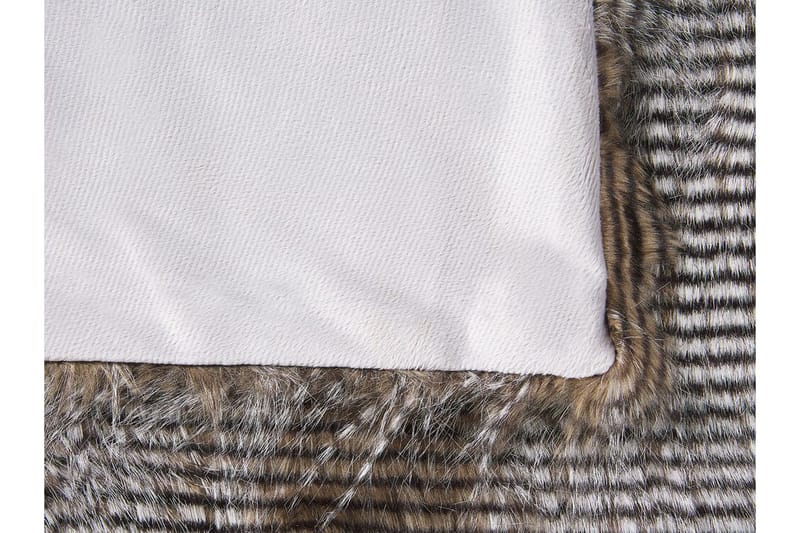 Asdad Pledd 150x200 cm Dobbeltsidig - Brun / Hvit - Tekstiler - Pute & pledd - Tepper & pledd