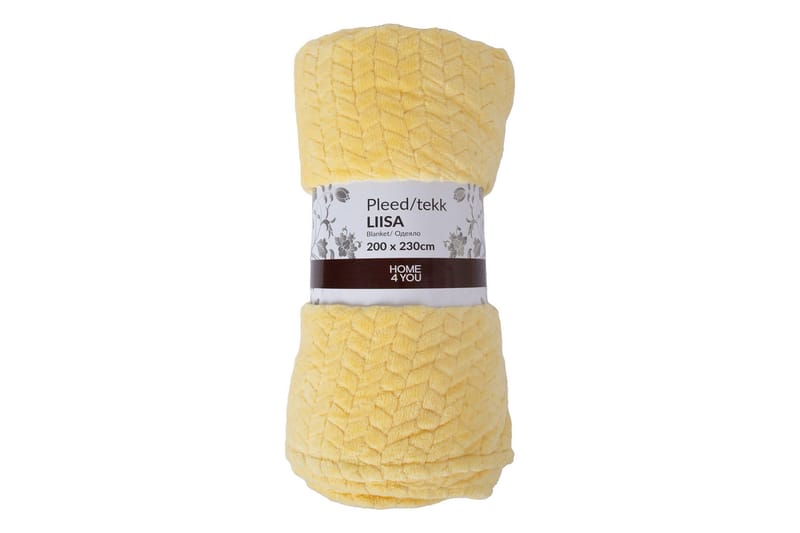 Liisa Teppe XL 200x230 cm Gul, undefined