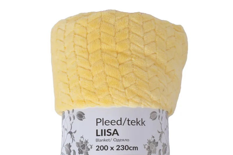 Liisa Teppe XL 200x230 cm Gul - Tekstiler - Pute & pledd - Tepper & pledd