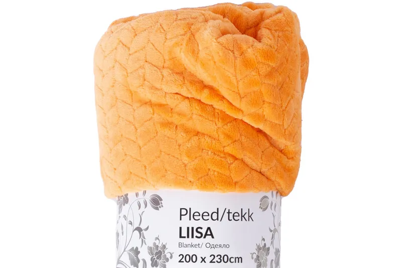 Liisa Teppe XL 200x230 cm Oransje - Tekstiler - Pute & pledd - Tepper & pledd