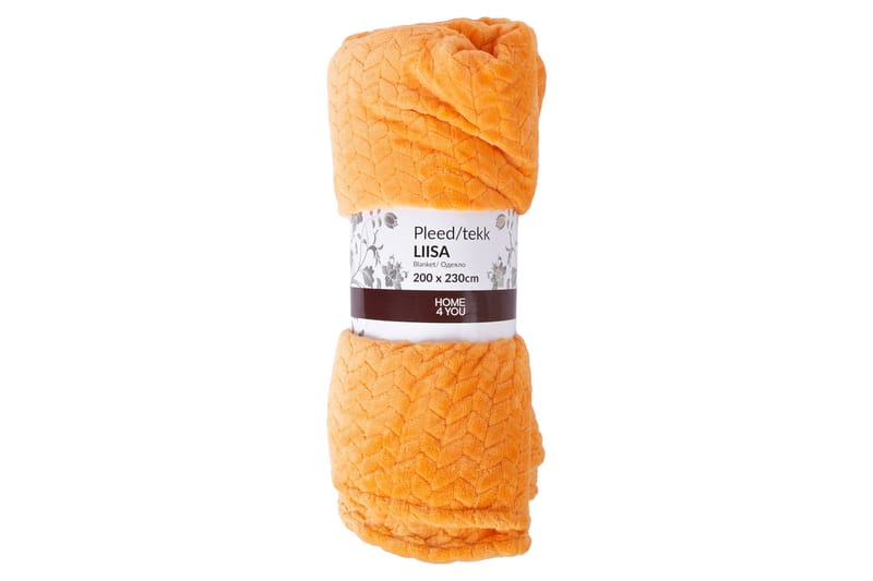 Liisa Teppe XL 200x230 cm Oransje - Tekstiler - Pute & pledd - Tepper & pledd