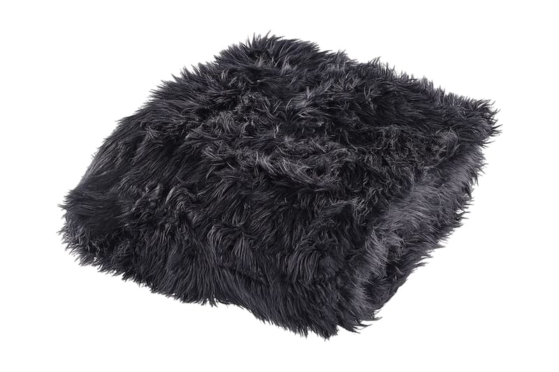 Pledd 200 x 220 cm svart DELICE, Svart