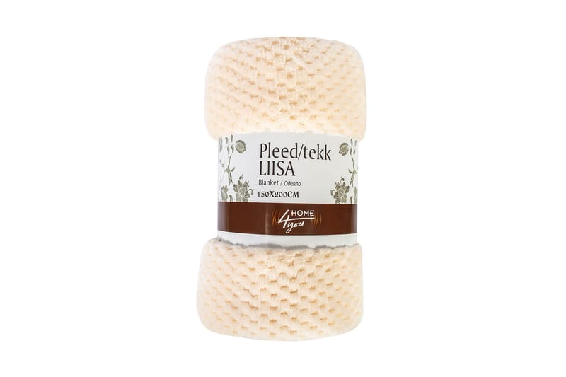 Pledd Liisa Coral 150x200cm - Beige - Tekstiler - Pute & pledd - Tepper & pledd