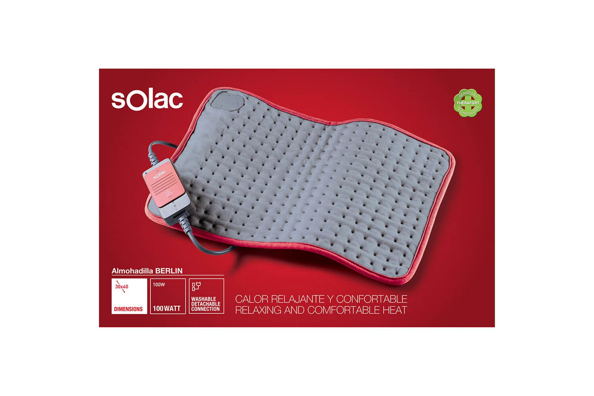 SOLAC Varmepute Berlin 100W - Tekstiler - Pute & pledd - Tepper & pledd - Varmeteppe