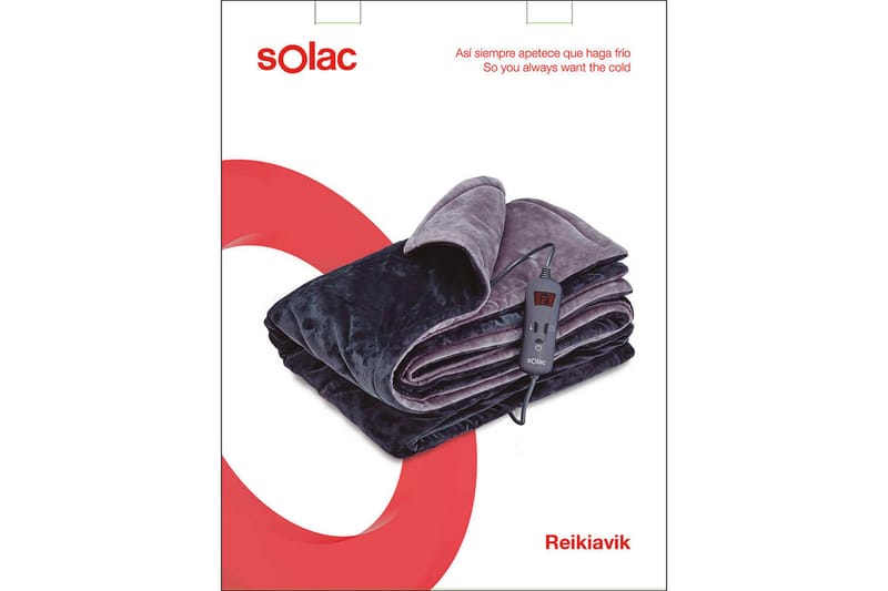 SOLAC Varmeteppe Reikiavik Dobbel - Tekstiler - Pute & pledd - Tepper & pledd - Varmeteppe