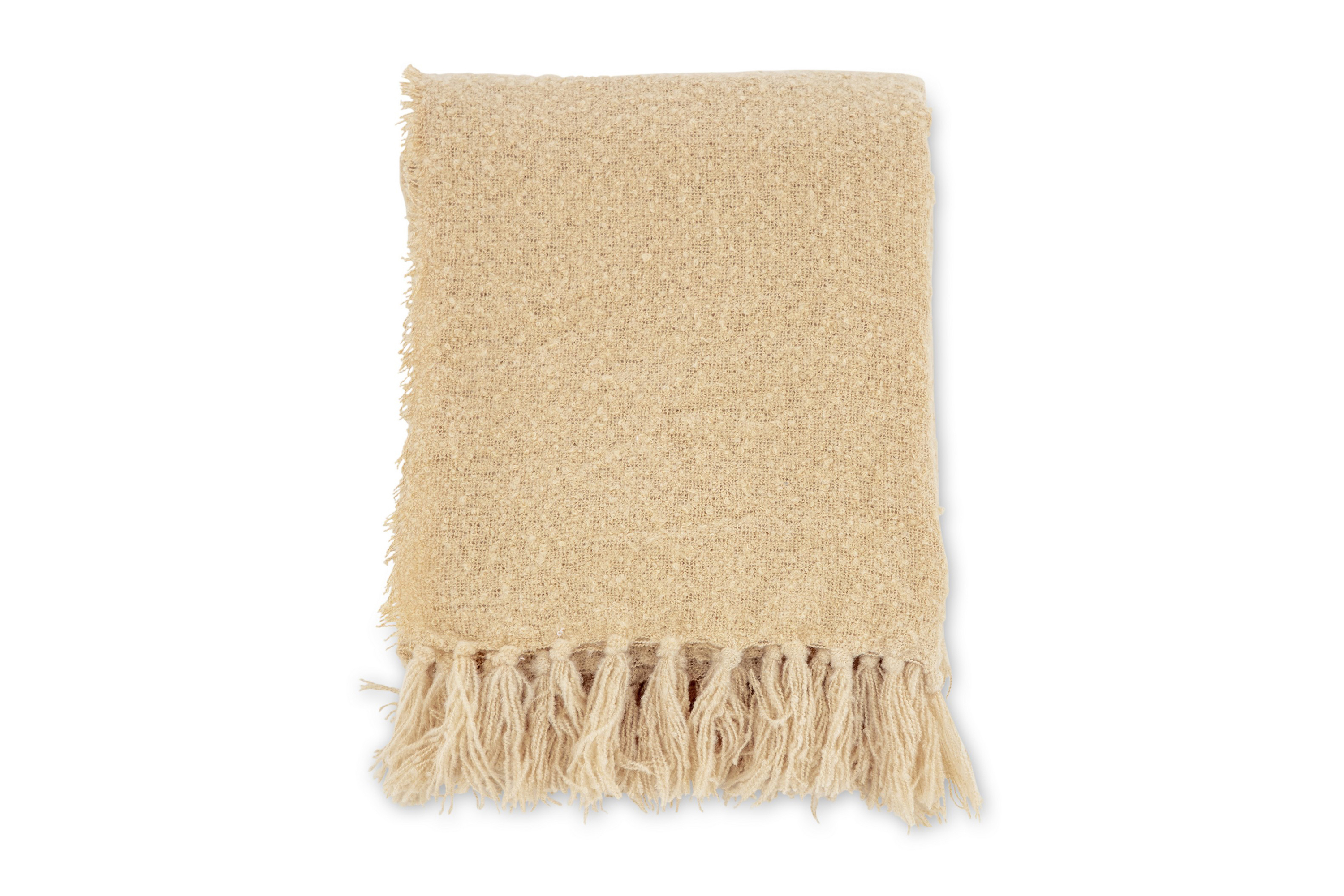 Stanly pledd 170x130cm beige.