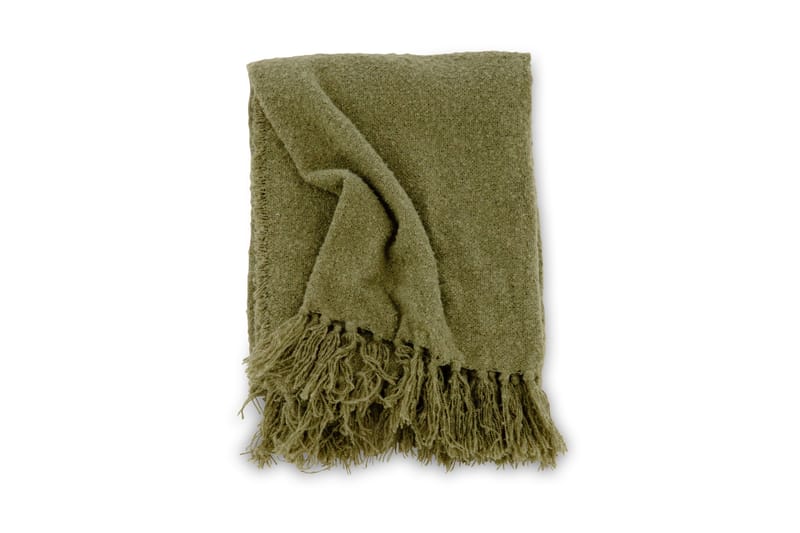 Stanly Pledd 130x170 cm - Grøn - Tekstiler - Pute & pledd - Tepper & pledd