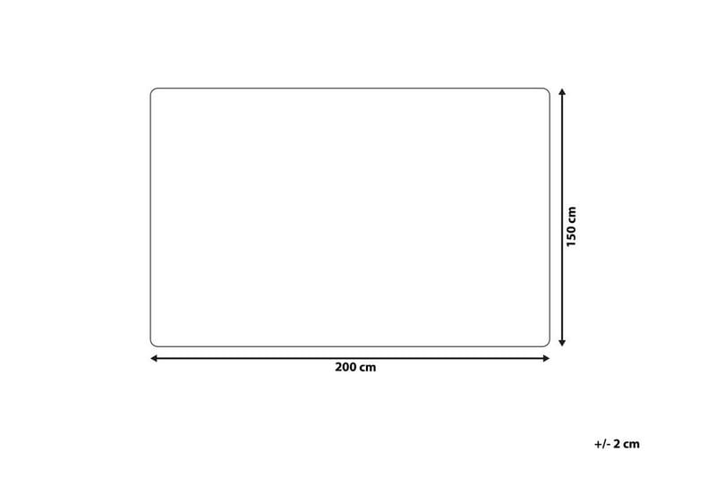 Tazart Pledd 150x200 cm Dobbeltsidig - Grå / Hvit - Tepper & pledd