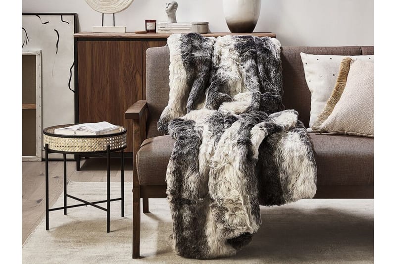 Tazart Pledd 150x200 cm Dobbeltsidig - Grå / Hvit - Tekstiler - Pute & pledd - Tepper & pledd