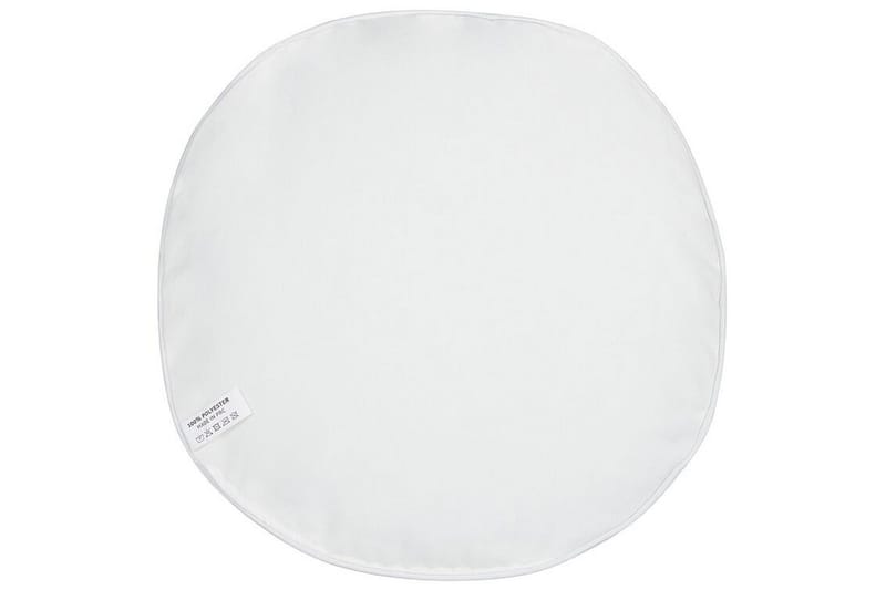 Trepuzzi Utendørspute 40 cm Rund - Hvit/Rosa - Tekstiler - Pute & pledd - Hagepute