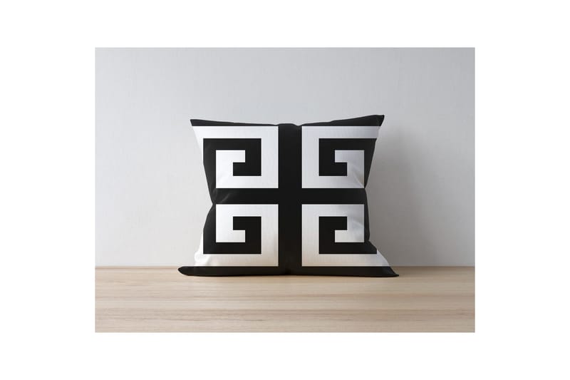 Tyrell Pyntepute 43x43 cm - Sort/Hvit - Tekstiler - Pute & pledd - Pynteputer