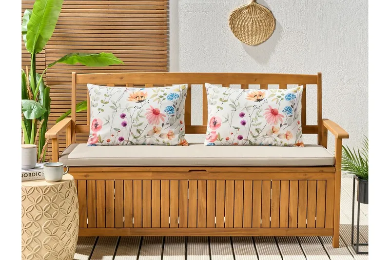 Unity Utendørspute 42x60 cm - Hvit - Tekstiler - Pute & pledd - Hagepute