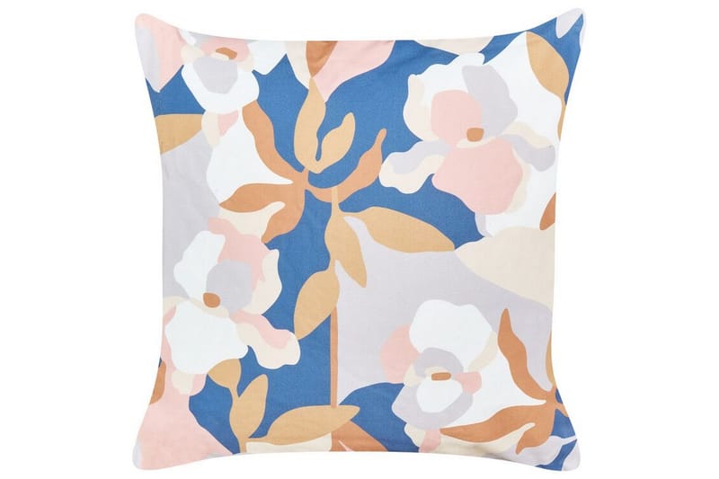 Vernole Utendørspute 45x45 cm, Hvit/Blå/Rosa