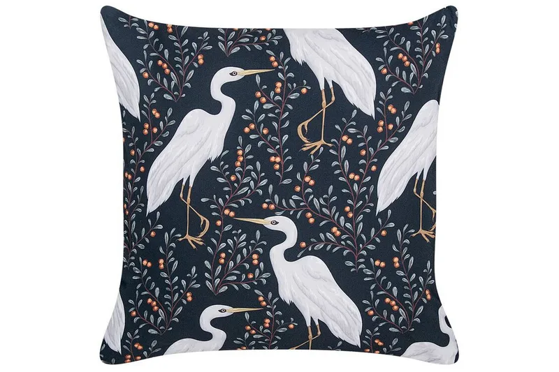 Vulcin Utendørspute 45x45 cm - Svart Og Hvit - Tekstiler - Pute & pledd - Hagepute