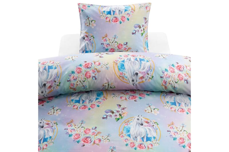 Dynetrekksett Enkeltseng 2-dels Spirit Rosa, undefined