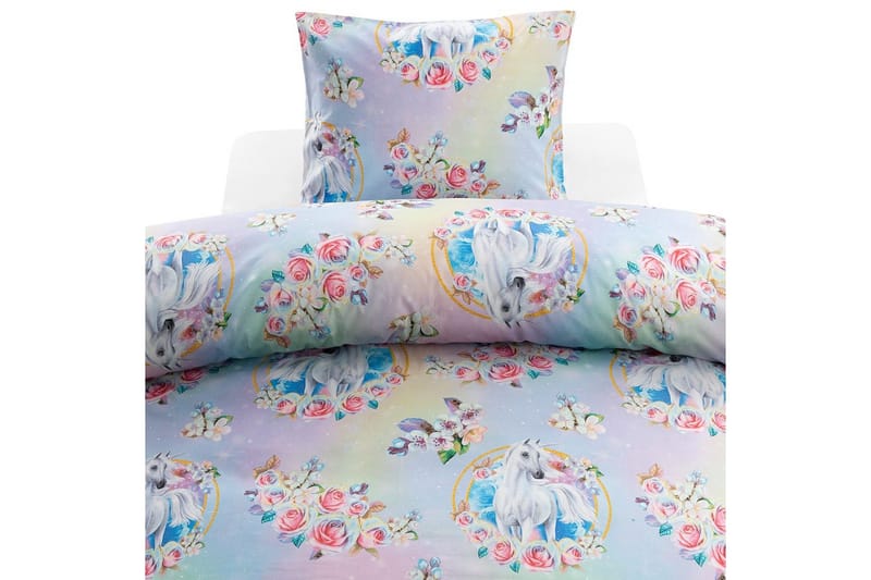 Dynetrekksett Enkeltseng 2-dels Spirit Rosa, undefined