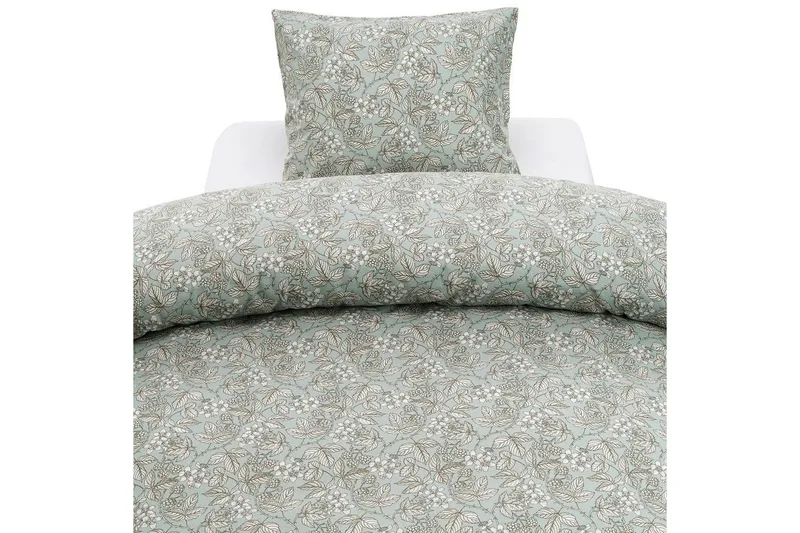 Dynetrekksett Enkeltseng 2-Delers Blackberry, Grønn