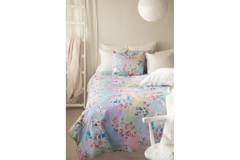 Dynetrekksett Enkeltseng 2-dels Spirit Rosa - Tekstiler - Sengetøy - Sengetøysett & dynetrekksett - Sengesett enkeltseng