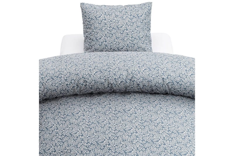 Dynetrekksett Enkeltseng 2-Dels Hulda Blå, undefined