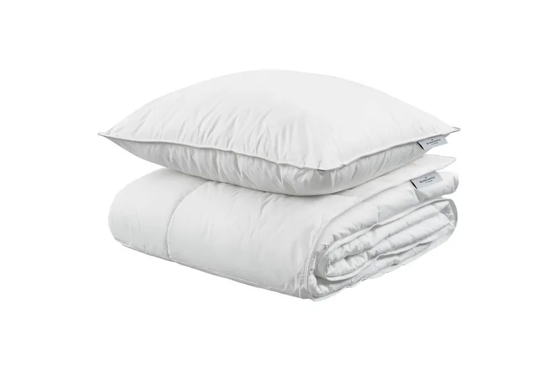 Dyne + Pute 150 x 200 cm + 50 x 60 cm Hvit, undefined