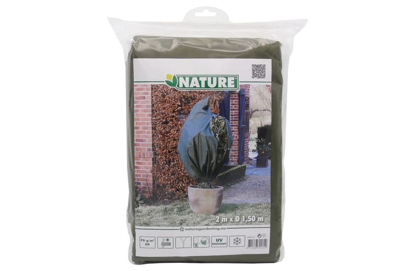 Nature Vintertrekk fleece 70 g/m² grønn 1,5x2 m - Dyne