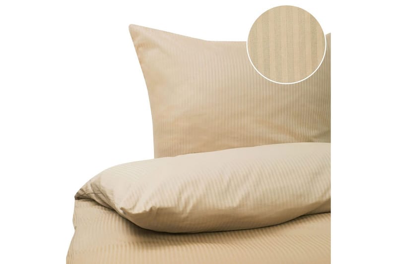 Dynetrekksett Avondale Beige, 220x155 cm - Beige, 220x155 cm - Tekstiler - Sengetøy - Dyne