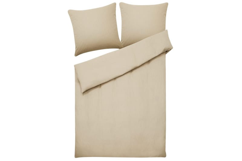 Dynetrekksett Avondale Beige, 220x155 cm - Beige, 220x155 cm - Tekstiler - Sengetøy - Dyne