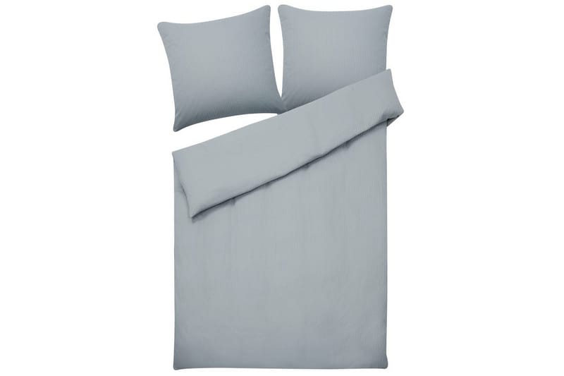Dynetrekksett Avondale Grå, 220x155 cm - Grå, 220x155 cm - Tekstiler - Sengetøy - Dyne