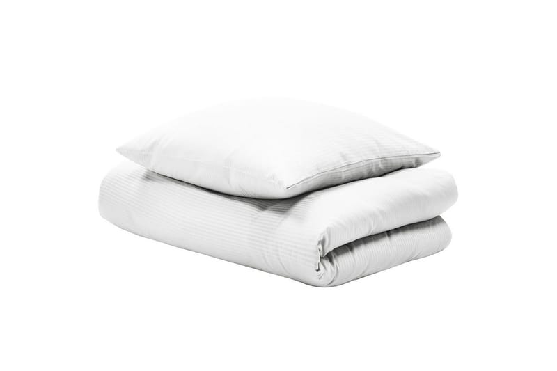 Dynetrekksett Avondale Hvit, 220x155 cm - Hvit, 220x155 cm - Tekstiler - Sengetøy - Sengetøysett & dynetrekksett