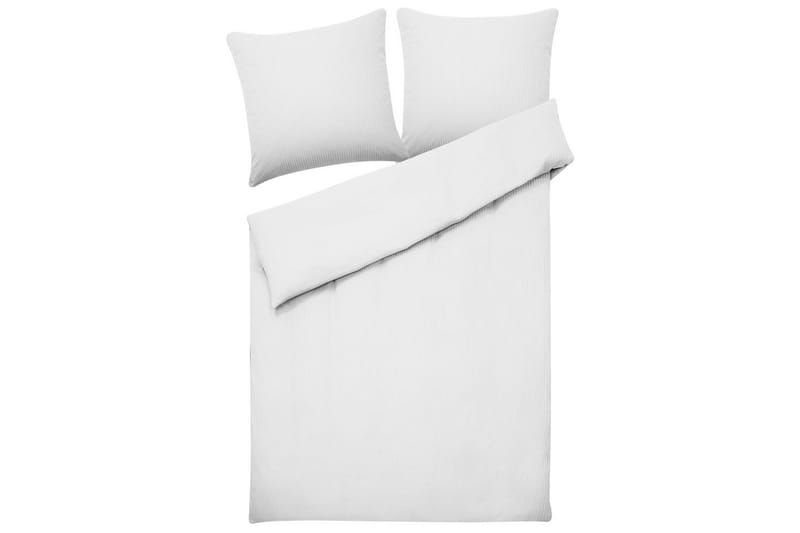 Dynetrekksett Avondale Hvit, 220x155 cm - Hvit, 220x155 cm - Tekstiler - Sengetøy - Sengetøysett & dynetrekksett